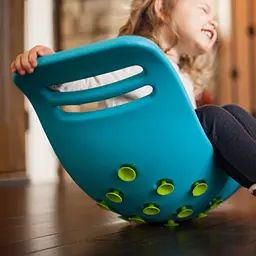 Гойдалка-балансир Fat Brain Toys Teeter Popper з присосками блакитний (F0951ML) - мініатюра 3