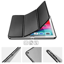 Чохол-книжка BeCover Tri Fold Hard для Apple iPad Air 1 2013 9.7" A1474/A1475/A1476 Black (712981) - мініатюра 4