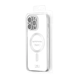 Чохол Ductil Metallic Edge with MagSafe (Protected Camera & Lens) iPhone 15 Pro Max Silver - мініатюра 2