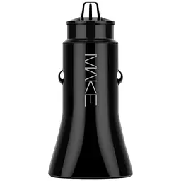Автомобільний зарядний пристрій Make 30 W QC + 2.4 A Black - мініатюра 2