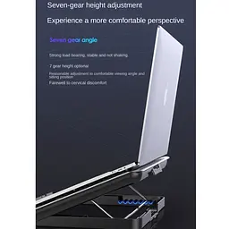 Охолоджувальна підставка для ноутбука Ice Coorel A18, 2xUSB 15.6 дюймів  - мініатюра 5