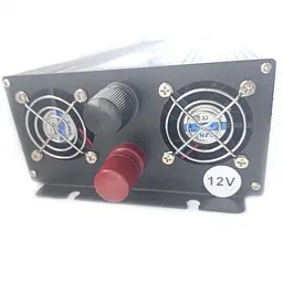 Інвертор напруги Inverter Expert Tigee Power Inverter 005 чиста синусоїда Black 2 розетки екран c 12V на 220V 4000W (11043) - мініатюра 3