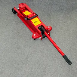 Домкрат автомобільний підкатний червоний 2.5 т Horizontal Jack - мініатюра 5