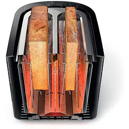 Тостер Philips Viva Collection чорний (HD2637/90) - мініатюра 4