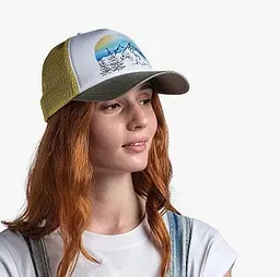 Кепка Buff Trucker Cap, Shira Multi L/XL Білий-Зелений - мініатюра 4