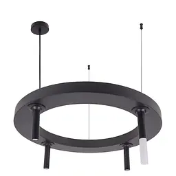 Люстра Brille світлодіодна підвісна 22W NW BK (BR-01 688S/4)