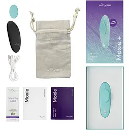 Смарт-вібратор у трусики We-Vibe Moxie+ Aqua - мініатюра 2