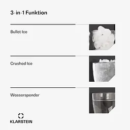 Льодогенератор Klarstein ArcticBlend 3-в-1 (10046191) - мініатюра 3