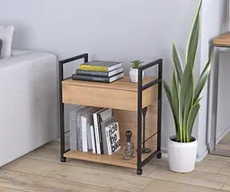 Тумба L-540 Loft Design (Дуб Крафт золотий)