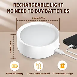 Акумуляторна лампочка TobeBright E27 з пультом дистанційного керування, батарейні лампочки для ламп, затемнення світлодіодні - мініатюра 4