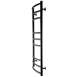 Рушникосушарка UNIO LDE W 1000-500-9 BLK Драбинка Дуга Еліт чорна (21552) - мініатюра 3