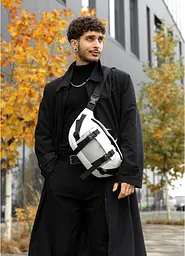 Велика чоловіча поясна сумка бананка Sambag 38х21 см sum0027303