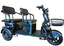 Електричний трицикл Corso RAW 1200W 72V 28Ah Сірий