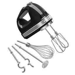 Міксер KitchenAid 5KHM9212EOB ручний 9 швидкостей чорний - мініатюра 3