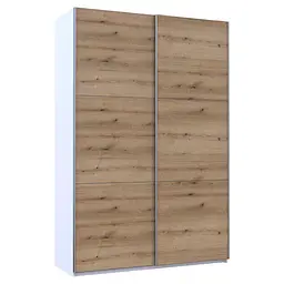 Шафа-купе Doros G-Caiser 2 ДСП 160х60х240 см Дуб Евок/Білий (42005073) - мініатюра 6