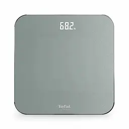 Tefal Ваги Tefal підлогові Classic, 180кг, AAAx3 в комплекті, скло, сірий