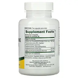 Фосфатидилсерин та ДМАЕ Nature's Plus Phosphatidylserine DMAE 60 капс - мініатюра 2