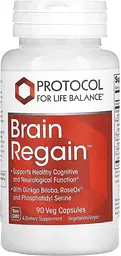 Комплекс для мозгу Protocol for Life Balance Brain Regain 90 вег капс