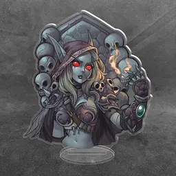 Акрилова колекційна фігурка World of Warcraft Сільвана Вітрокрила 15 см
