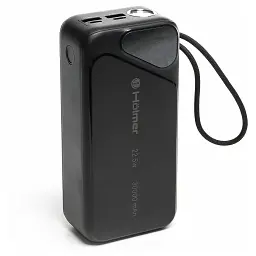 Батарея універсальна Hölmer NRG-02 Cheetah 30000mAh 22.5W Black (NRG-02 Cheetah) - мініатюра 4