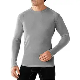 Термофутболка Smart Wool NTS Mid 250 Crew Light Gray Heather XL (1033-SW SS600.883-XL)
