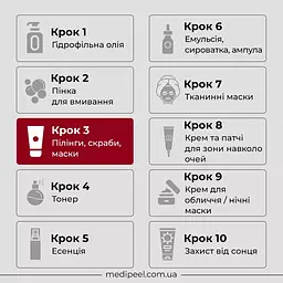 Пілінг-маска для шкіри обличчя  Medi-Peel E.G.F. Peel Tox з мікроголками 70 г - мініатюра 5