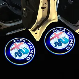 Картридж-вставка логотипу Alfa Romeo на двері 1 шт. - мініатюра 2