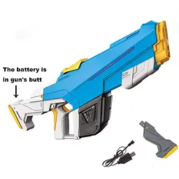 Водяний акумуляторний автомат Water Gun 2307 (650ml) with lithium battery Blue - мініатюра 2