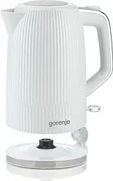 Електрочайник Gorenje 1.7 л Strix-контроль білий матовий kuh0015408 - мініатюра 8