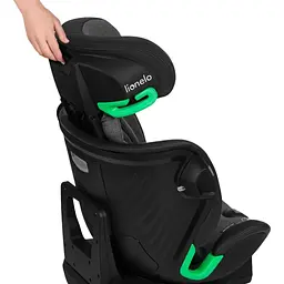 Автокрісло Lionelo Harmony I-size Grey Graphite Leather сіре - мініатюра 11