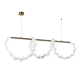 Люстра LED Levistella 7813177 (1500) AB, 33W, 3000K, бронзовий метал, стельова, сучасний стиль