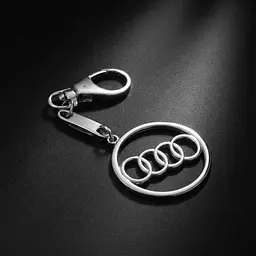 Срібний брелок Audi (Ауді) (9004) - мініатюра 2