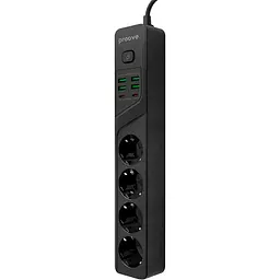 Мережевий фільтр Proove Power Strip P-04 2м (PSP442420001) [125780] - мініатюра 2