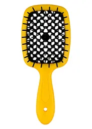 Щітка для волосся Janeke Superbrush Жовта з чорним