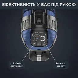 Пилосос Rowenta X-Force Flex 12.60 Auto Aqua безпровідний чорно-синій (RH98C0WO) - мініатюра 4