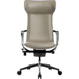 Офісне крісло GT Racer X-003F Leather, темно-бежеве (X-003F LEATHER Dark Beige) - мініатюра 6