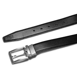 Ремінь чоловічий шкіряний Semi Line Black/Brown (P8232-0 XL) 120 см - мініатюра 3