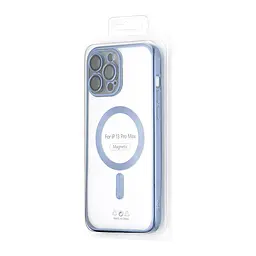 Чохол Ductil Metallic Edge with MagSafe (Protected Camera & Lens) iPhone 13 Pro Max Light Blue - мініатюра 2