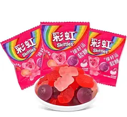 Желейні цукерки Skittles з фруктово-йогуртовими смаками 10г - мініатюра 2