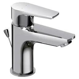 Змішувач для умивальника Cersanit Vero S951-145 з донним клапаном Хром 30412