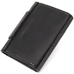Шкіряна візитниця Grande Pelle 11496 чорний - мініатюра 2