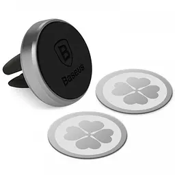 Автомобільний утримувач холдер Baseus Car Holder Magnetic Air Vent SUGENT-MO01 Black