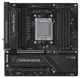 Материнська плата Maxsun Terminator B850M PRO DARK WIFI (MS-Terminator B850M PRO DARK WIFI) (Socket AM5, AMD B850, Micro-ATX)