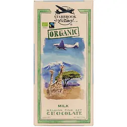 Шоколад молочный Starbrook Airlines 30.8% органічний 90 г (873312)