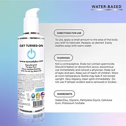 Лубрикант на водній осі Wet Turn on Unflavored Water Based Lube 178 мл - мініатюра 6