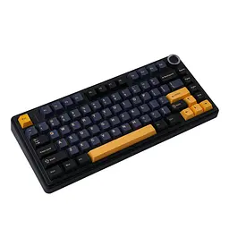 Ігрова механічна клавіатура AULA F75 / Три режими підключення / Leobog Axis Reaper Switch / Dark Blue - мініатюра 3
