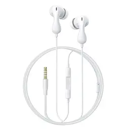 Навушники Baseus Encok HZ20 WiЧервоний Earphones Moon білий