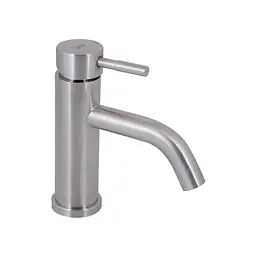 Змішувач для умивальника Lidz Aria 0011F (k35) LDARI0011FNKS46091 Nickel Нержавіюча сталь