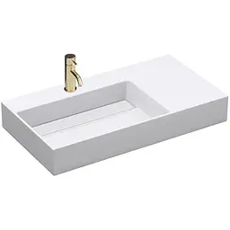 Умивальник Rea Archi 90 white накладний підвісний REA-U4301, Білий