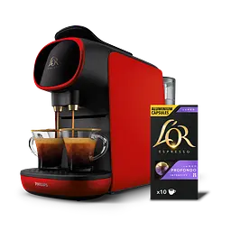Кавоварка капсульна Philips L'OR Barista Rossa + 10 капсул L'OR